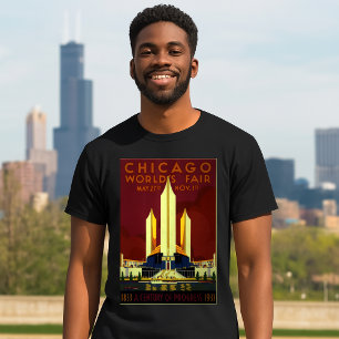 Camiseta Exposición de la Feria Mundial de Chicago de 1933