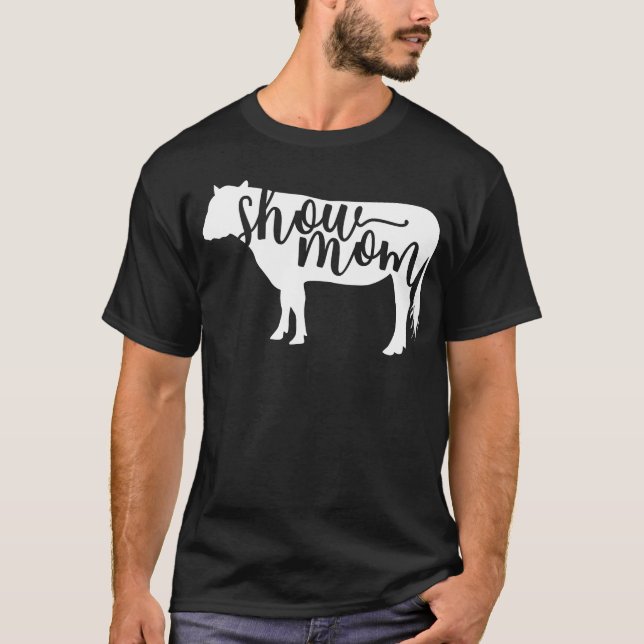 Camiseta Exposición de vaca divertida para mamá (Anverso)