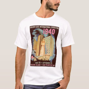 Camiseta Exposición internacional 1940 del Golden Gate