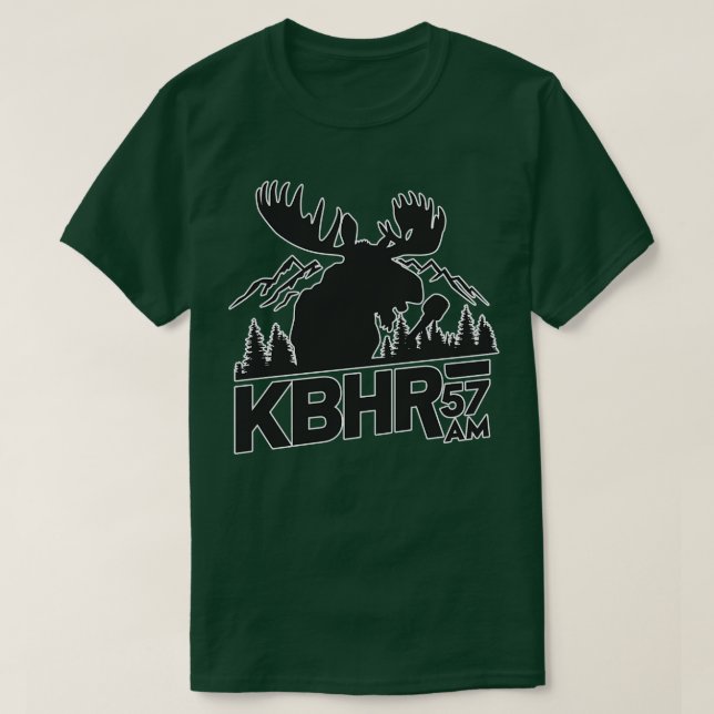Camiseta exposición septentrional KBHR 57 AM TShirt (Diseño del anverso)