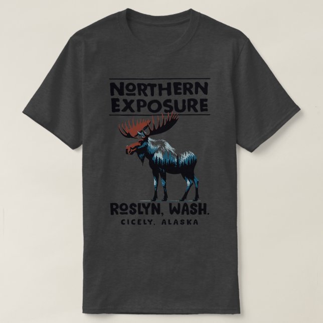 Camiseta Exposición septentrional Roslyn Wash TShirt (Diseño del anverso)