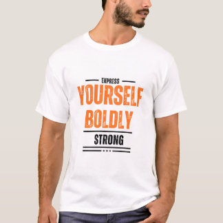 Camiseta Expresarse audazmente con un arte único.