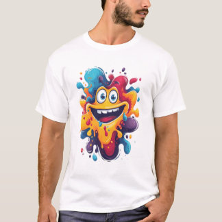 Camiseta Expresarse con diseños de arte divertidos y locos
