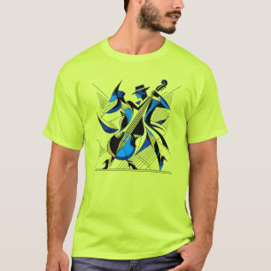 Camiseta Expresión abstracta de jazz