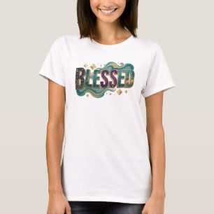 Camiseta Expresión artística 2D BENDITA fresca