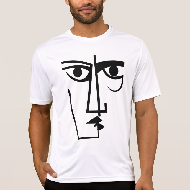 Camiseta Expresión de ojos enojados Resumen mujer enfrentad (Anverso)
