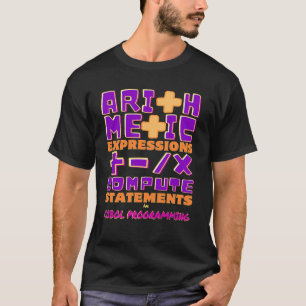 Camiseta Expresiones aritméticas en la programación de cobo