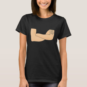 Camiseta Expresiones de autoconfianza en brazos cruzados