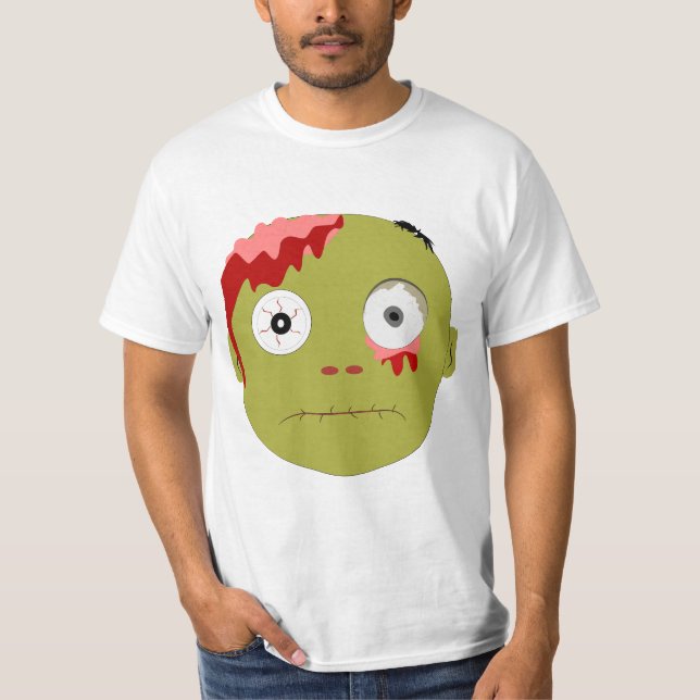 Camiseta Expresiones de cara zombis (Anverso)