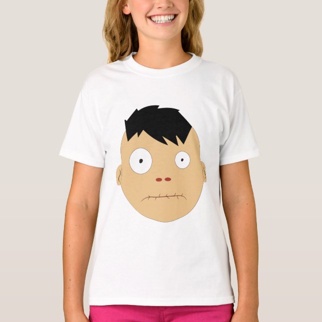 Camiseta Expresiones de cara zombis (Anverso)