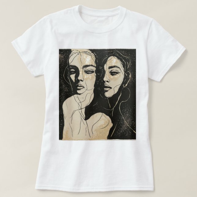 Camiseta Expresiones duales (Diseño del anverso)