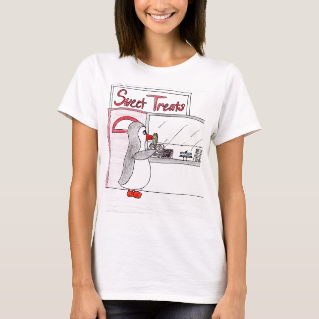 Camiseta Expresiones pingüinas #12 (Anverso)