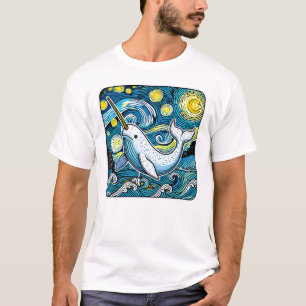 Camiseta Expresionismo divertido de Narwhal