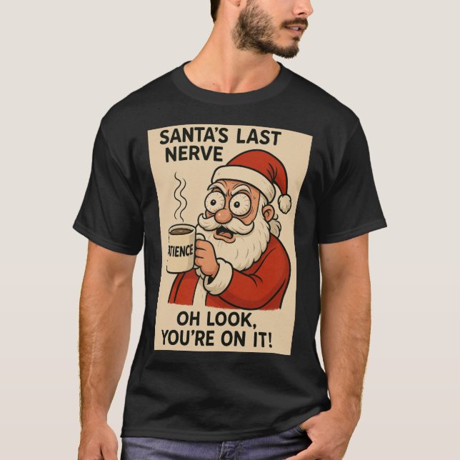 Camiseta Expreso del último nervio de Santa (Anverso)