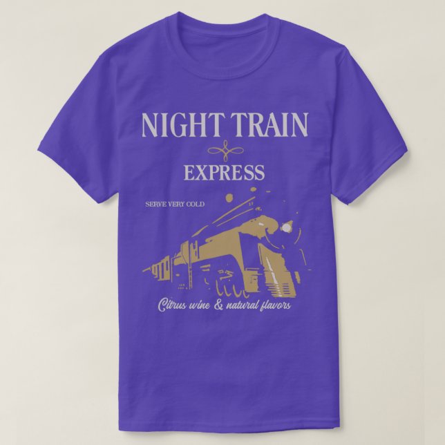 Camiseta Express de tren nocturno (Diseño del anverso)