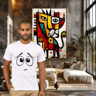 Camiseta Expressionless Face   Tuesday Mood Minimal Design