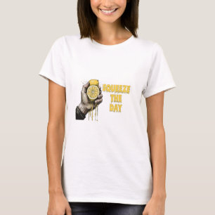 Camiseta Exprime El Día Limón Juego de Palabras