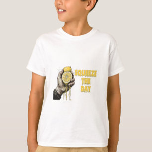 Camiseta Exprime El Día Limón Juego de Palabras