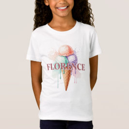 Camiseta Exquisita Florencia, Crema de Hielo Fruta, por Nat