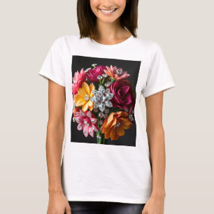 Camiseta "Exquisito Bouquet De Diamantes: Un Impresionante