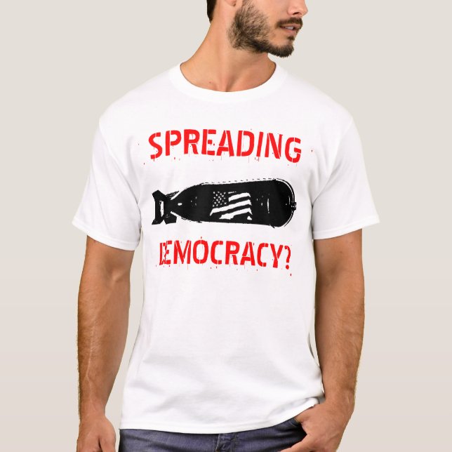 CAMISETA ¿EXTENSIÓN, DEMOCRACIA? (Anverso)