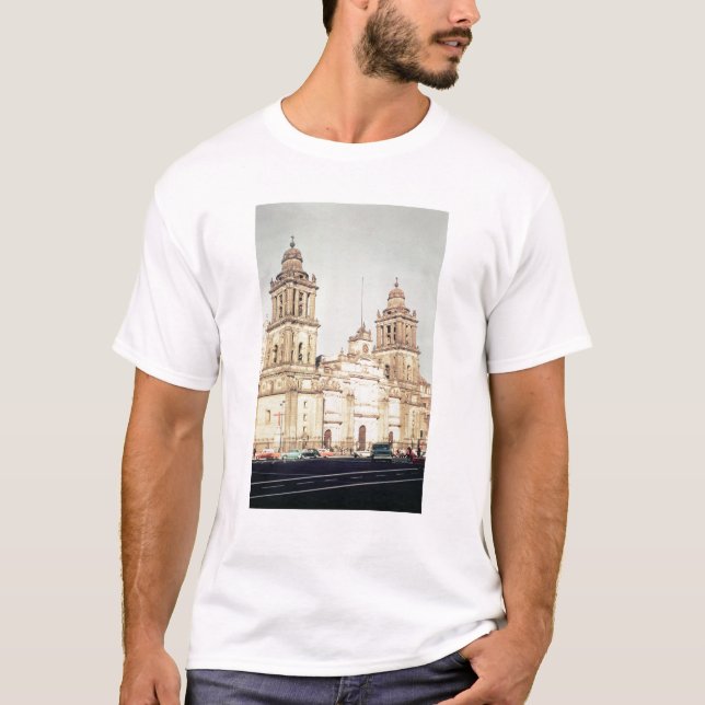 Camiseta Exterior de la catedral de Ciudad de México (Anverso)