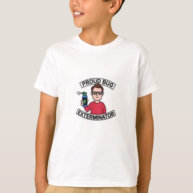 Camiseta Exterminador de fallos orgulloso (Anverso)