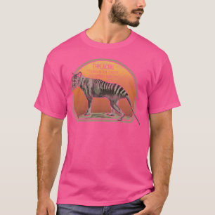 Camiseta Extinción australiana del lobo de tilacino tigre d