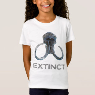 Camiseta Extinct Wooly Mammoth Fossil Head Versión 1