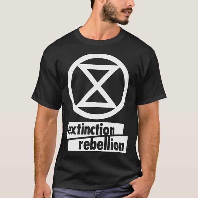 CAMISETA EXTINCTION REBELLION REBEL FOR LIFE CLIMATE CHANGE (Anverso)