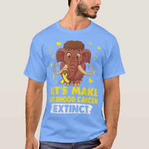 Camiseta Extinguemos el cáncer infantil Mamuthus Yello