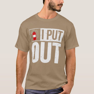 Camiseta Extinguidor De Fuego Gracioso Que Puse A Un Bomber