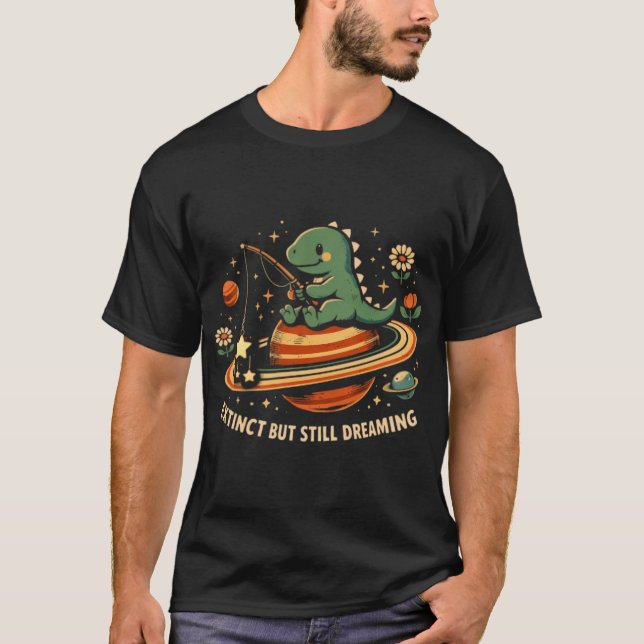 Camiseta Extinto pero aún soñando â€“ Pesca de estrellas Di (Anverso)
