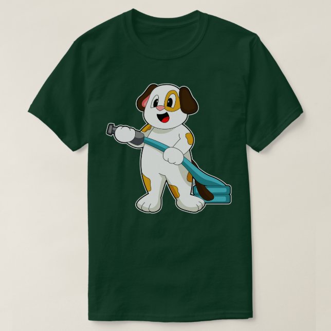 Camiseta Extintor de incendios de perros (Diseño del anverso)