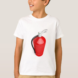 Camiseta Extintor en blanco