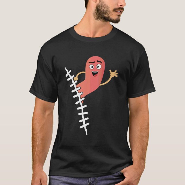 Camiseta Extirpación del apéndice  Apendicitis Apendectomía (Anverso)