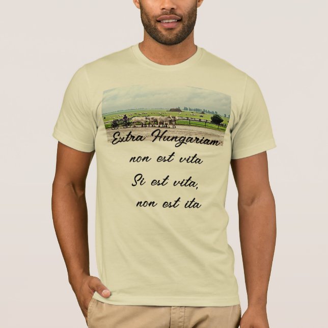 Camiseta Extra Hungariam non est vita (Anverso)