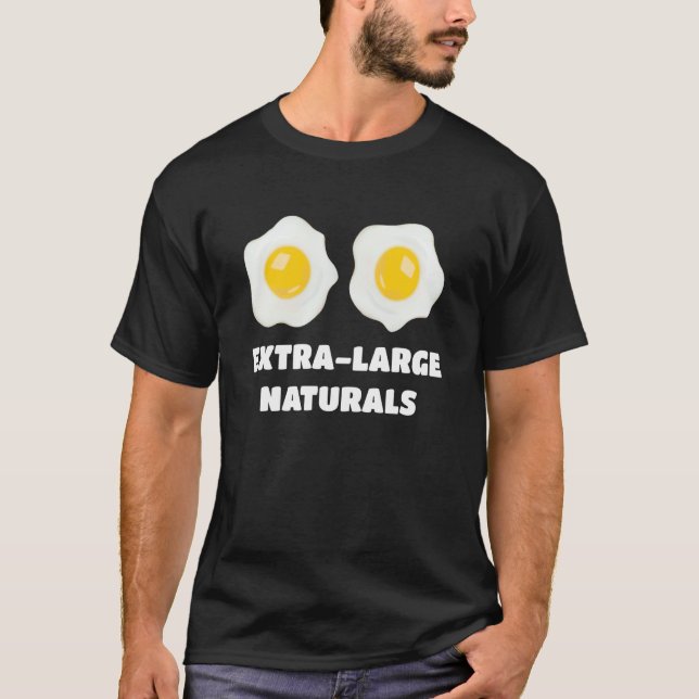 Camiseta Extra Large Natural Eggs (Anverso)