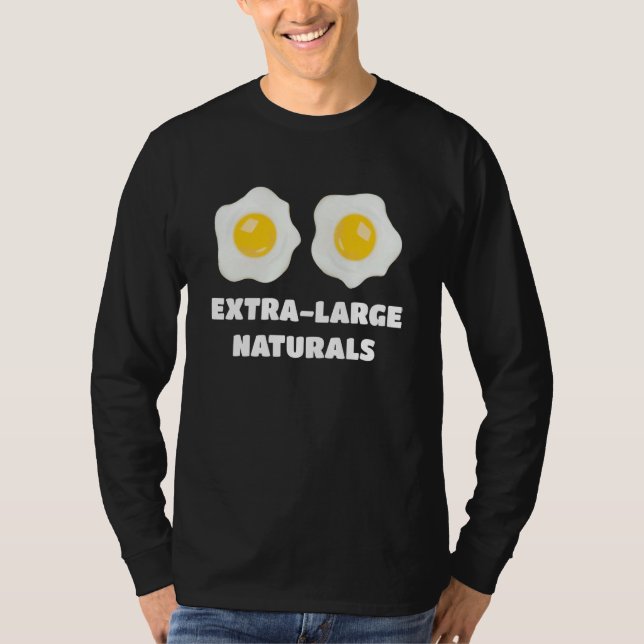 Camiseta Extra Large Natural Eggs (Anverso)
