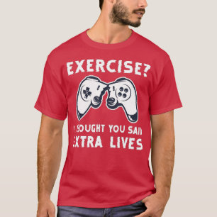 Camiseta Extra Lives Funny Video Controller Retro Boy