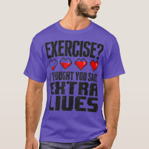 Camiseta Extra Lives Funny Video Controller Retro Boy