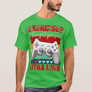 Camiseta Extra Lives Funny Video Controller Retro Boy
