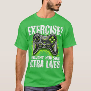 Camiseta Extra Lives Funny Video Controller Retro Boy