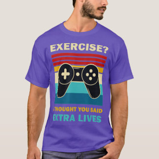 Camiseta Extra Lives Funny Video Game Controller Retro (1)
