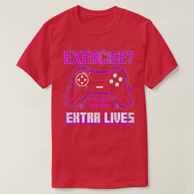Camiseta Extra Lives Funny Video Game Controller Retro  Boy (Diseño del anverso)