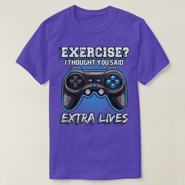 Camiseta Extra Lives Funny Video Game Controller Retro  Boy (Diseño del anverso)