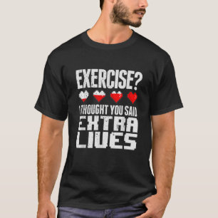 Camiseta Extra Lives Gracioso Video Game Controller Retro G