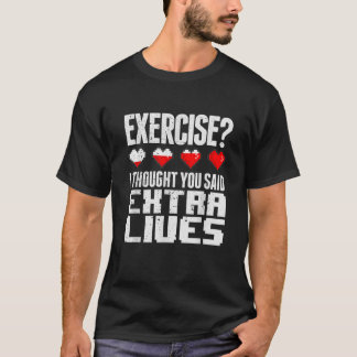Camiseta Extra Lives Gracioso Video Game Controller Retro G
