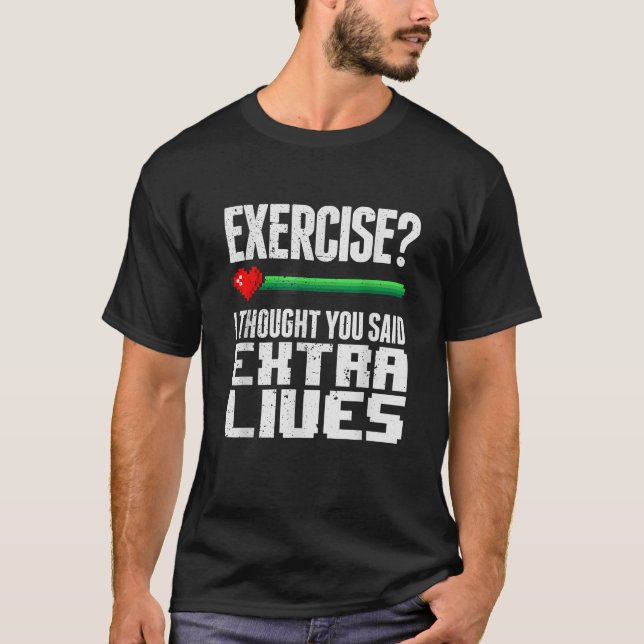 Camiseta Extra Lives Gracioso Video Game Controller Retro G (Anverso)