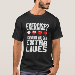 Camiseta Extra Lives  Video Game Controller Retro Gamer Boy